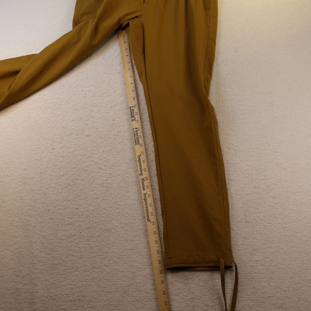 Coalatree Unisex L Trailhead Adventure Pant Mustard Yellow DWR Ripstop Stretch